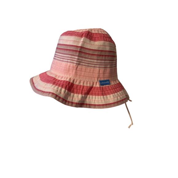 Wallaroo Kids Pink Adjustable Bucket Hat NWOT Summer Beach Lined Cap - Picture 1 of 9